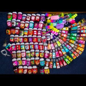 Bath and body works hand sanatizers